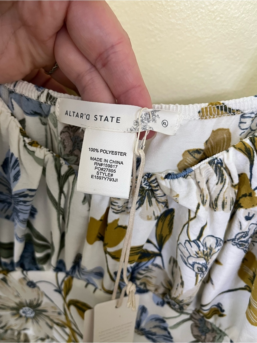 NEW Altar’d State Brielle Floral Maxi Dress Size Medium, Large and XL Available - Picture 11 of 14